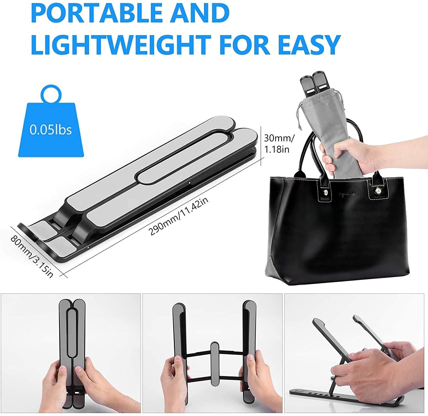 Angle Adjustable Height Portable Laptop Bracket Stand Laptop