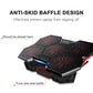 Five Fan Cooling Pad for Notebook Laptop with Dual USB Port