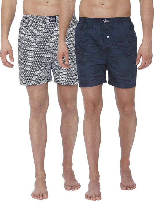 Men's Printed Boxer Shorts (Pack of 2)