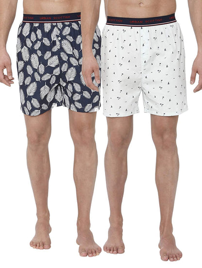 Men's Printed Boxer Shorts (Pack of 2)