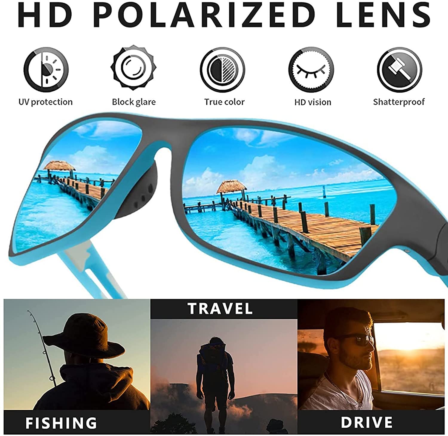 Buy V VILISUN Polarized Sports Sunglasses UV400 Protection & TR90  Superlight Frame Cycling Glasses for Men Women in Driving Hiking Riding  Fishing Golf Running Online at desertcartINDIA