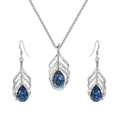 Authentic Crystals from Swarovski Designer Pendant Set Jewellery