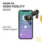 Wireless Earbuds with Environmental Noise Cancellation and Quad MEMS Mic for Clear Call Dedicated Low Latency Gaming Mode