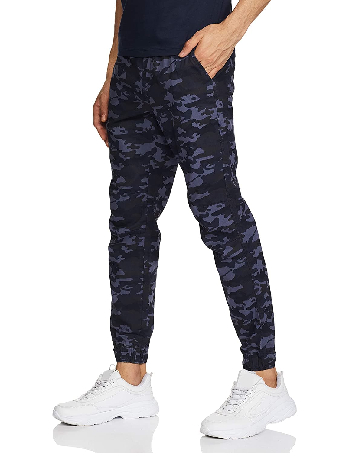 Straight Fit Cotton Casual Trousers