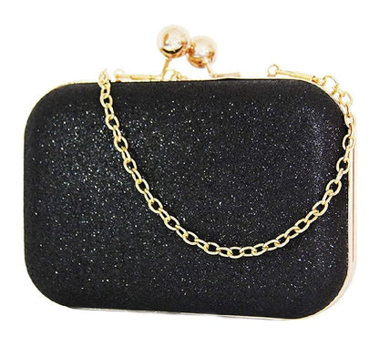 Handicraft Party Wear Beautiful Bling Box Clutch Bag Purse