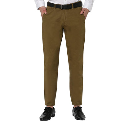 Mid Rise Regular Fit Cotton Chinos Trouser