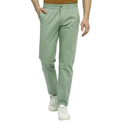 Mid Rise Regular Fit Cotton Chinos Trouser