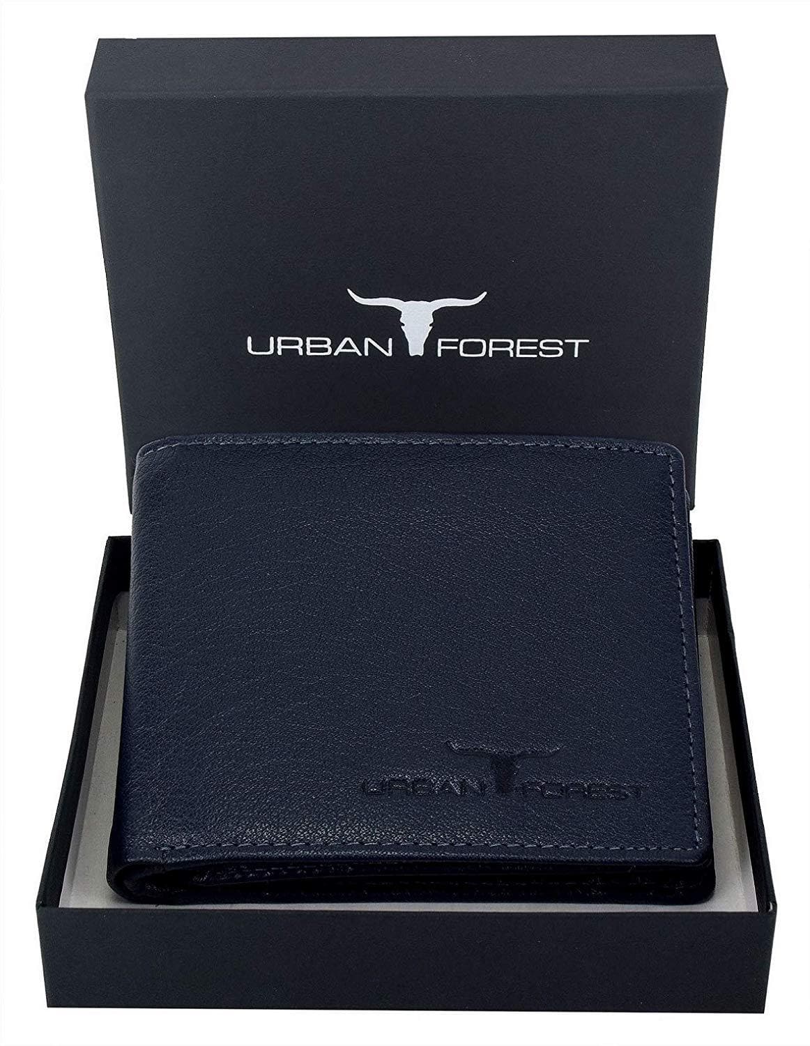 Dark Blue Leather Wallet