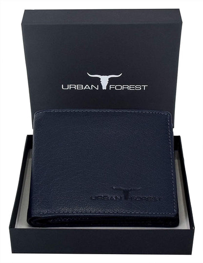 Dark Blue Leather Wallet