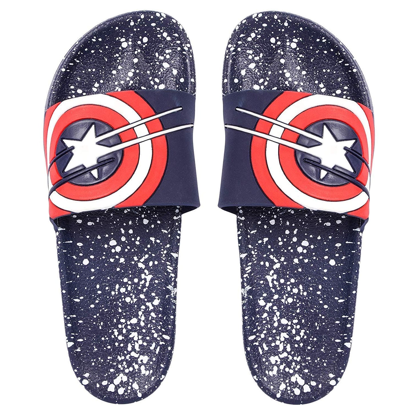 Captain America Star Dotted Flip Flop