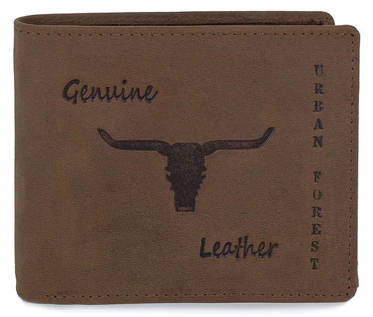 Blue Leather Wallet Purse