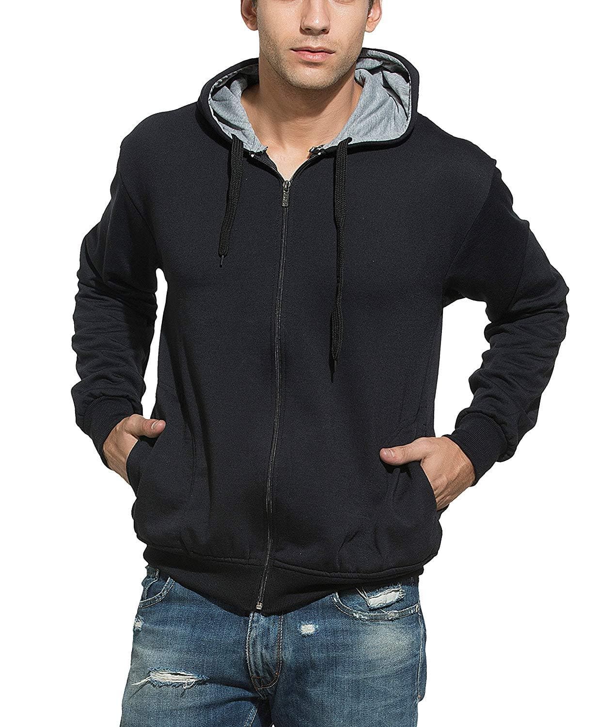 Cotton Hooded Long Sleeve Sweatshirt