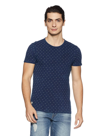 Men's Printed Regular Fit T-Shirt