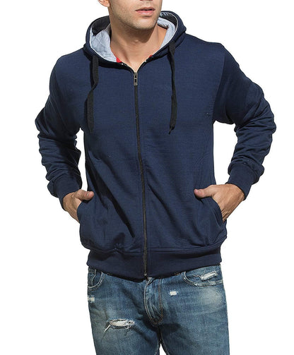 Cotton Hooded Long Sleeve Sweatshirt