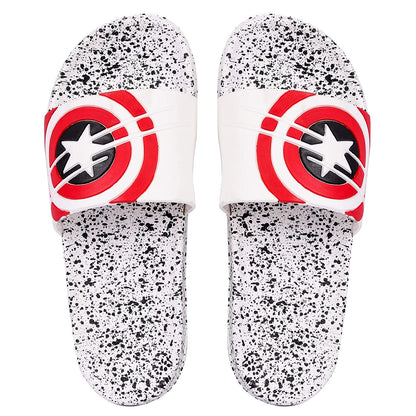 Captain America Star Dotted Flip Flop