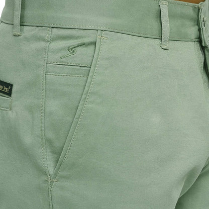 Mid Rise Regular Fit Cotton Chinos Trouser