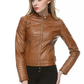 Pu Leather Short Jacket