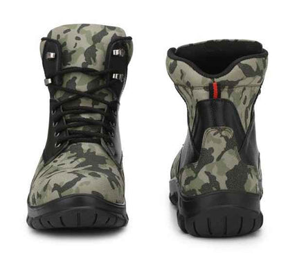 Camouflage Steel Toe Safety Boots