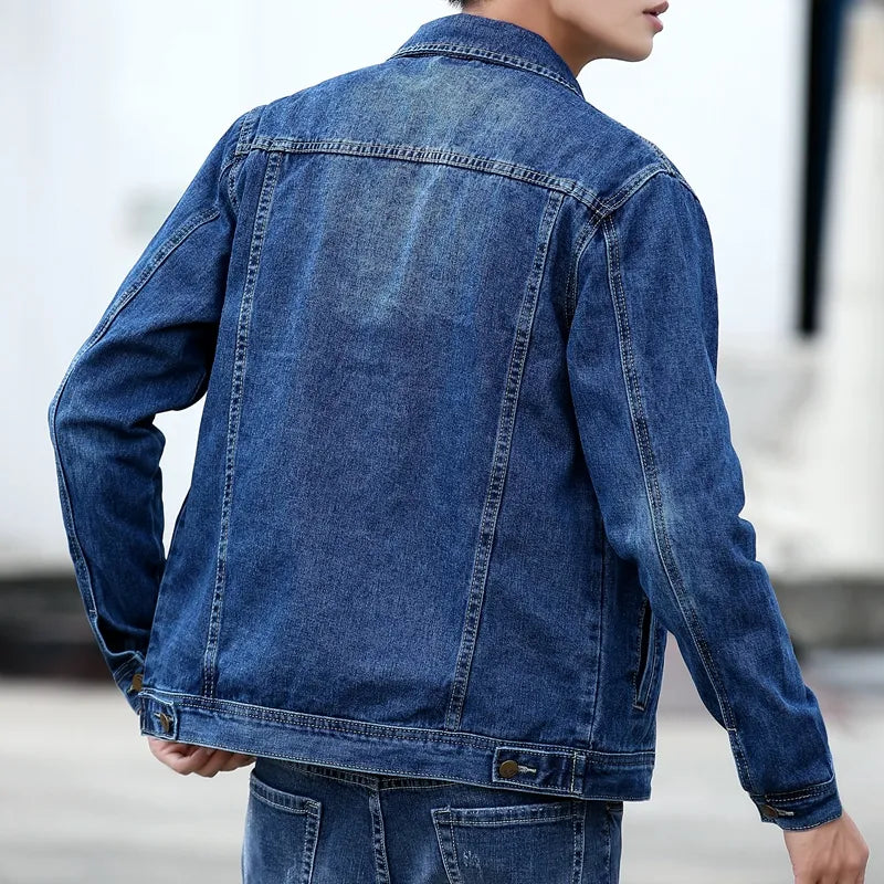 High Quality Single Breasted Cotton Denim Jackets – Wear.Style