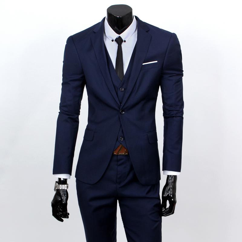 Men's Blue Velvet Blazer Waistcoat Trousers | TruClothing