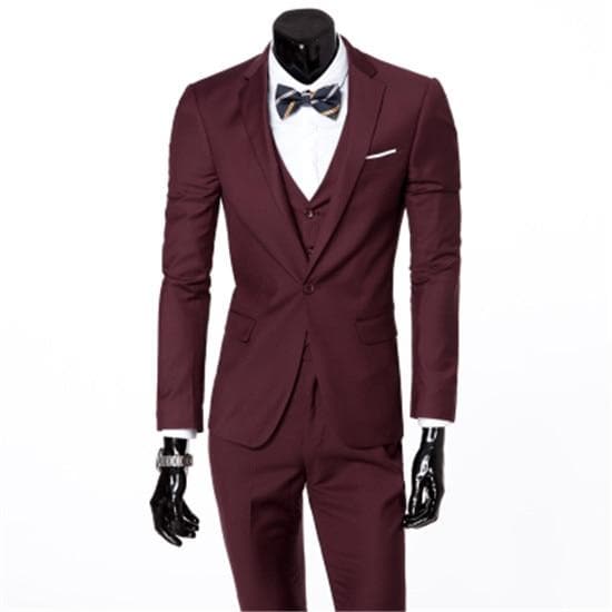 Three piece deals business suit