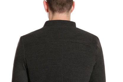 Single Breasted Slim Fit Woollen Blazer