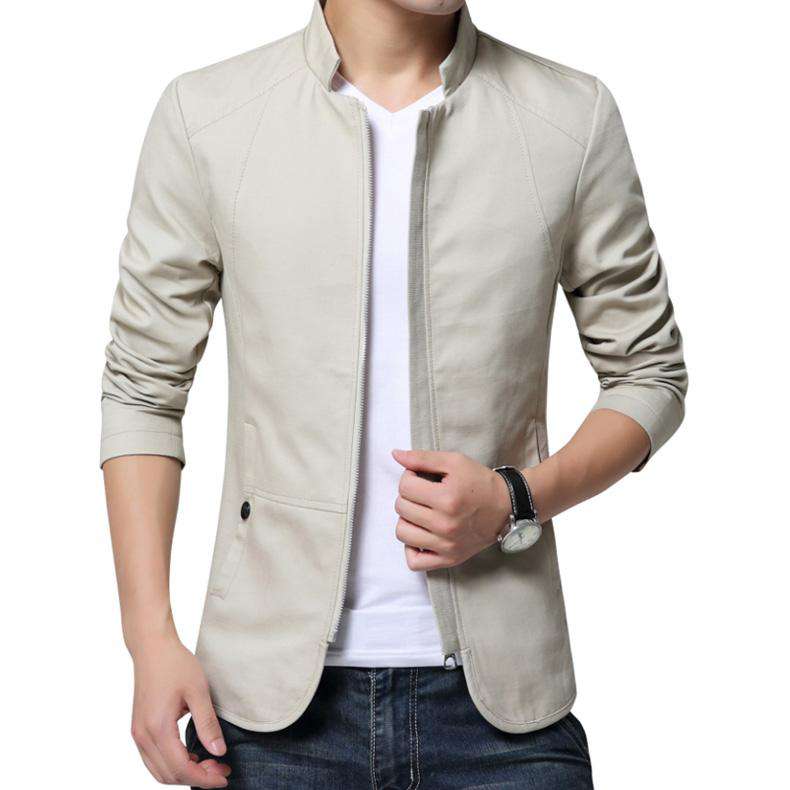 Slim fit Stander Collar Jacket - Wear.Style