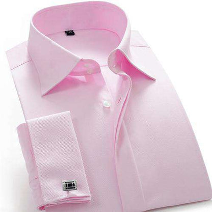 French Cuff Long Sleeve High Quality Shirt With Cufflinks