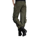 Military Style Tactical Camo Multi Pocket Zipper Cargo Pants