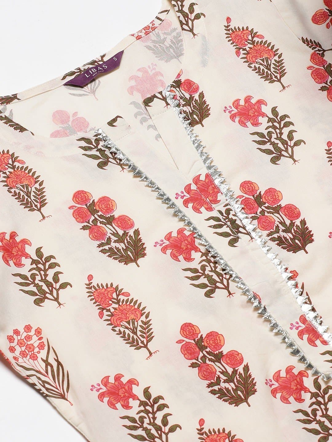 Sweetheart Neck Printed Straight Kurta