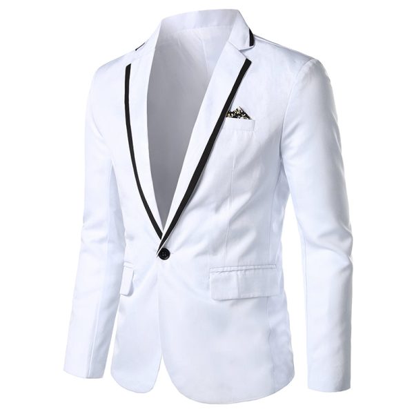 One Button Slim Fit Blazer