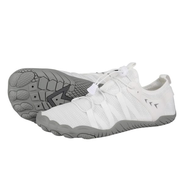 Mens Ultra Light White Blaze Barefoot Minimalist Cross Training Shoes