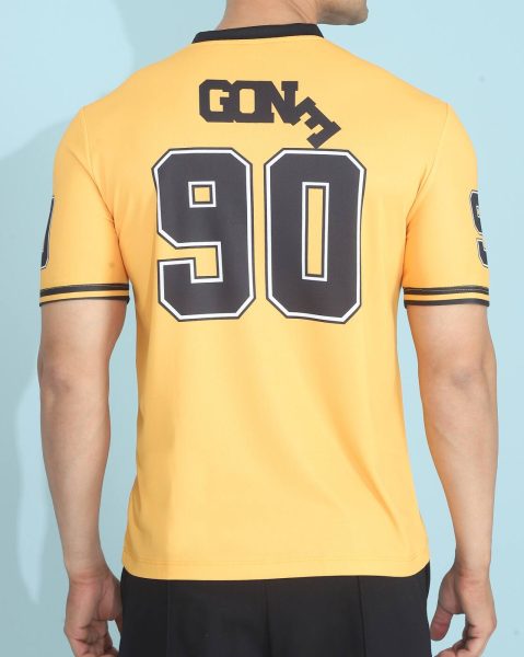 Short Sleeve Numeric Back Print Tshirt