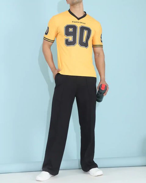 Short Sleeve Numeric Back Print Tshirt