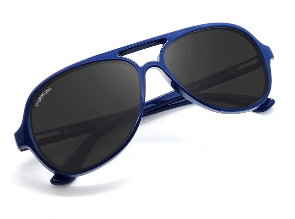 Aviator Dual UV Coated Polarised Sunglasses for Men and Women with Impact Resistant Lens