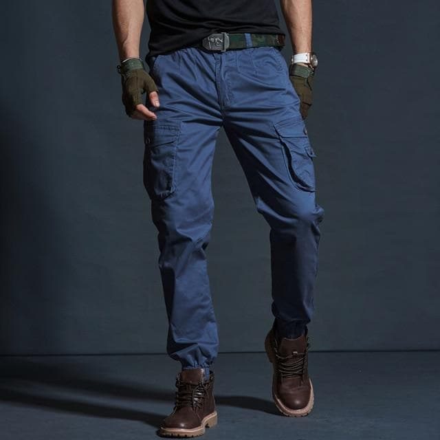 Men's Camo Cargo Joggers – Multi-Pocket, Cotton & Built for Comfort
