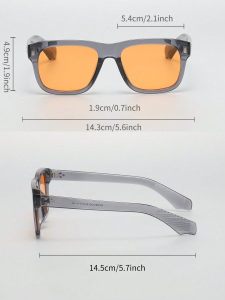 Square Frame Casual Fashion Glasses