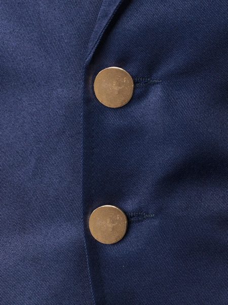 Navy Blue Single Breasted Blazer
