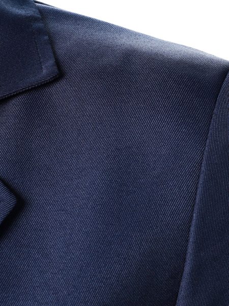 Navy Blue Single Breasted Blazer