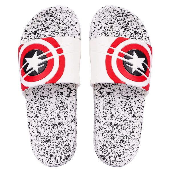 Captain America Star Dotted Flip Flop