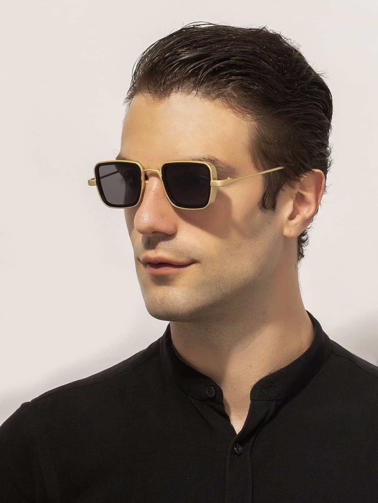 Square Metal Frame Sunglasses
