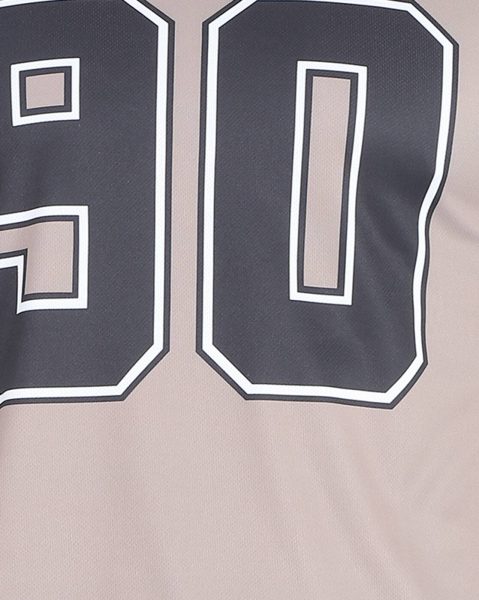 Short Sleeve Numeric Back Print Tshirt