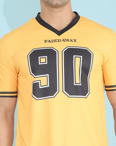 Short Sleeve Numeric Back Print Tshirt