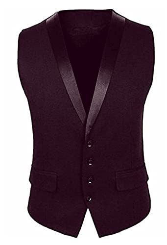 Slim Fit Single Breasted Tuxedo Waistcoat