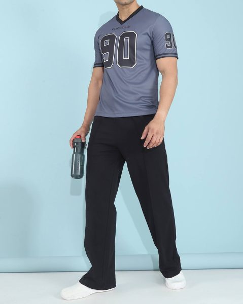 Short Sleeve Numeric Back Print Tshirt