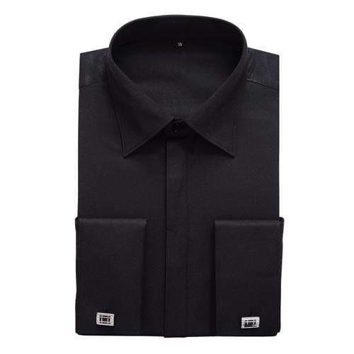 Men's French Cuff Shirt with Cufflinks – Formal, Refined & Effortlessly Sharp